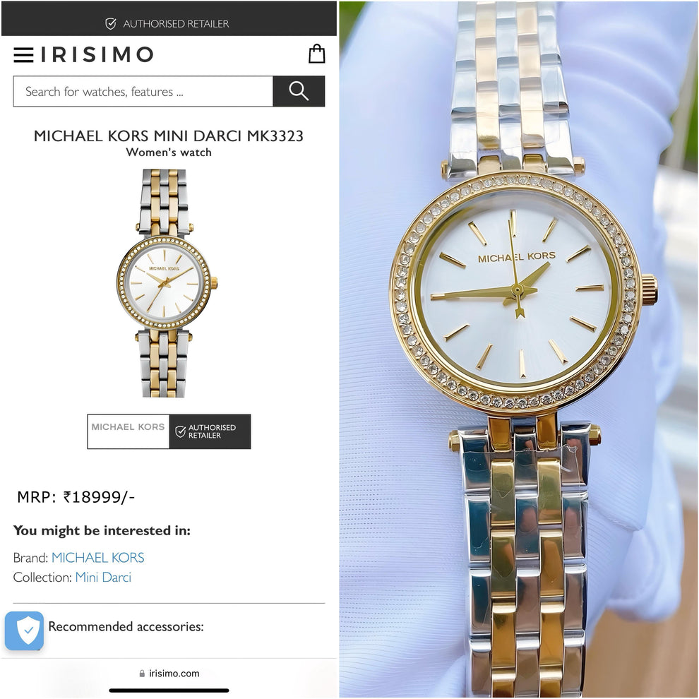 MICHAEL KORS
Women Silver Toned Dial Watch MK3298I-2T