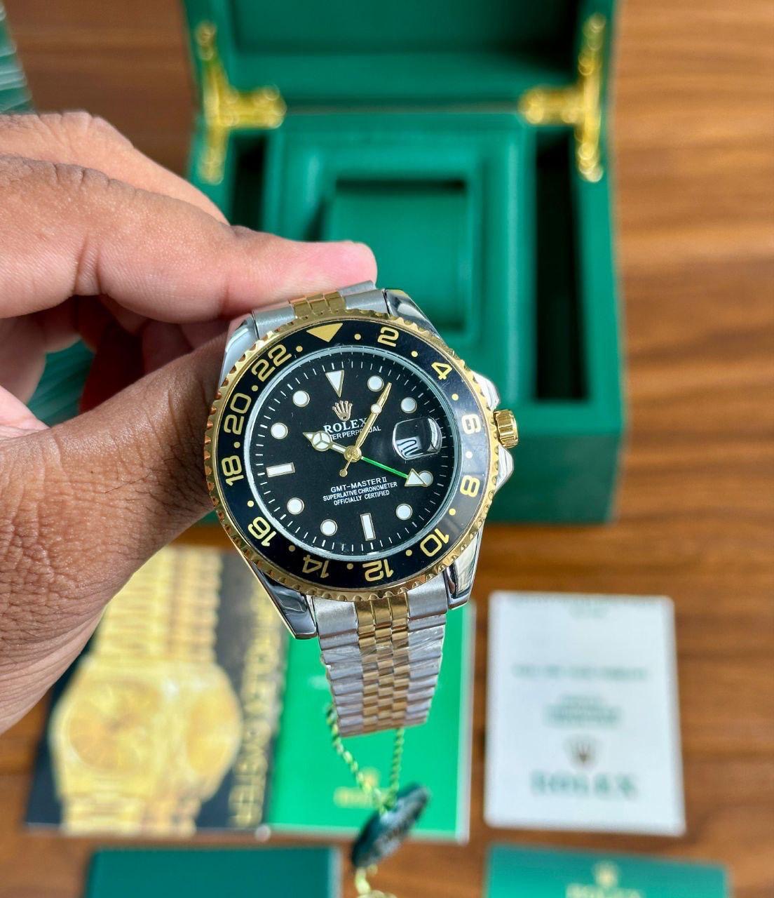 GMT-Master II – Black & Gold Two-Tone