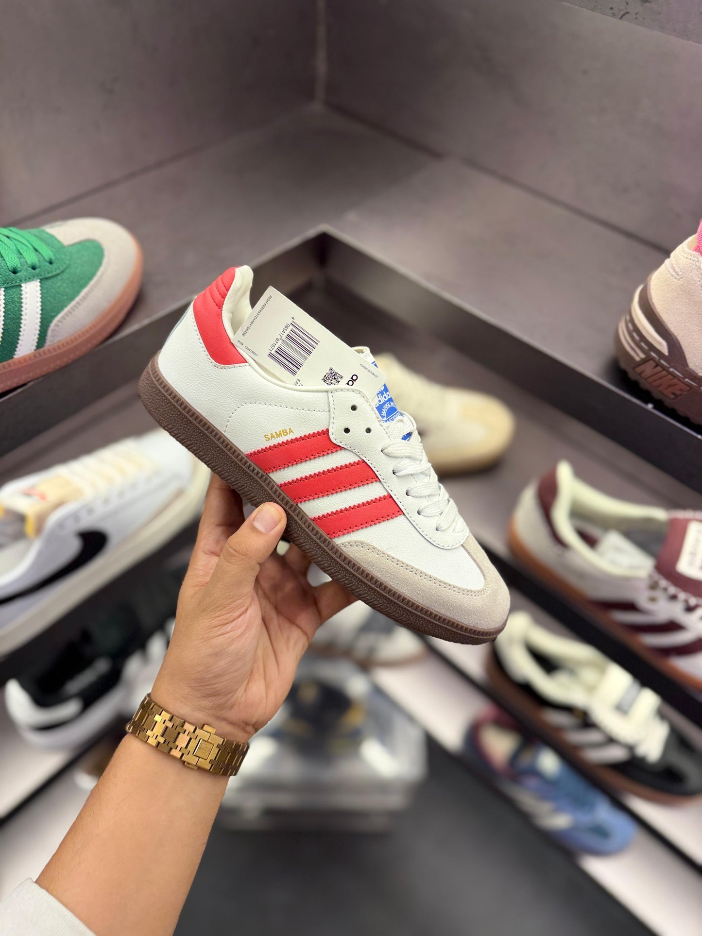 ORIGINALS SAMBA WHITE RED