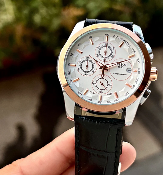 Tissot 1853 Chronograph Genuine Leather Made in Switzerland Watch