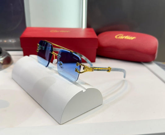 Cartier Giverny Blue Gradient Sunglasses