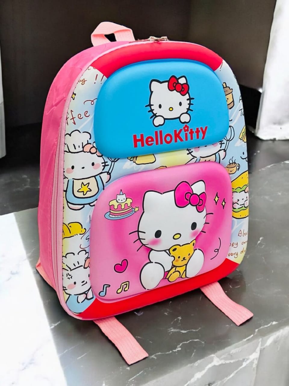 KIDS KINDERGARTEN 3D EMBOSS BACKPACKS