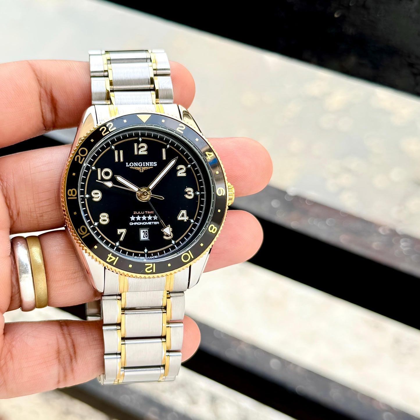 Longines Men's Spirit Zulu Time Watch