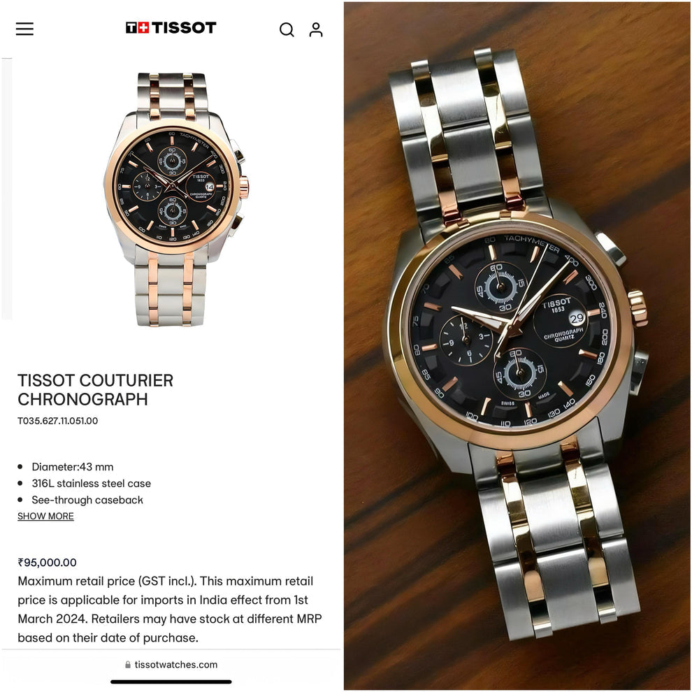 Tissot Couturier Chronograph