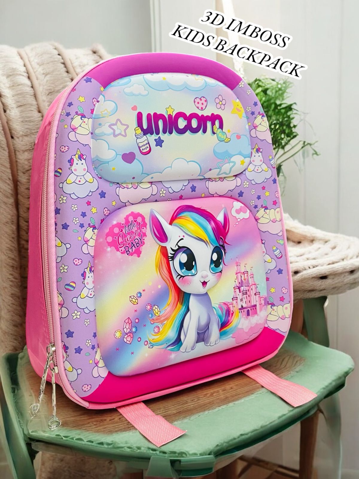 KIDS KINDERGARTEN 3D EMBOSS BACKPACKS