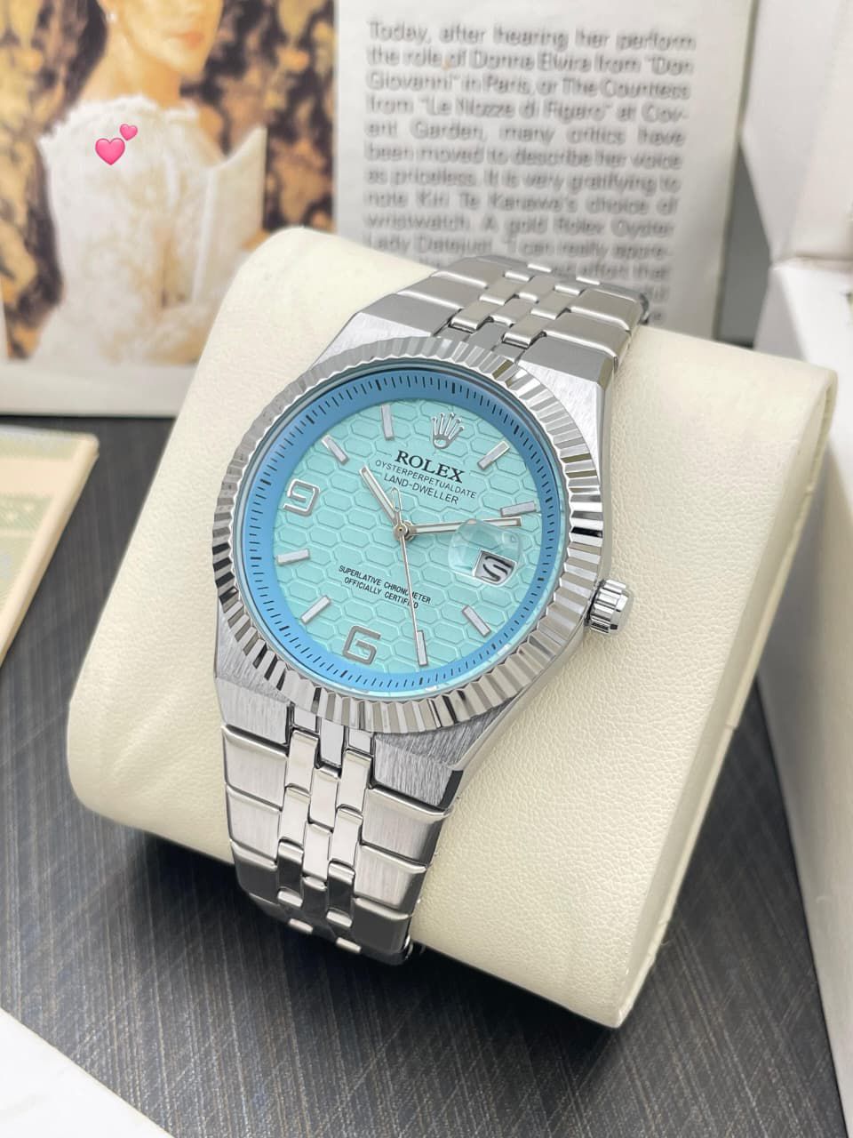 Rolx Land-Dweller Gold Tone (Champagne Dial)