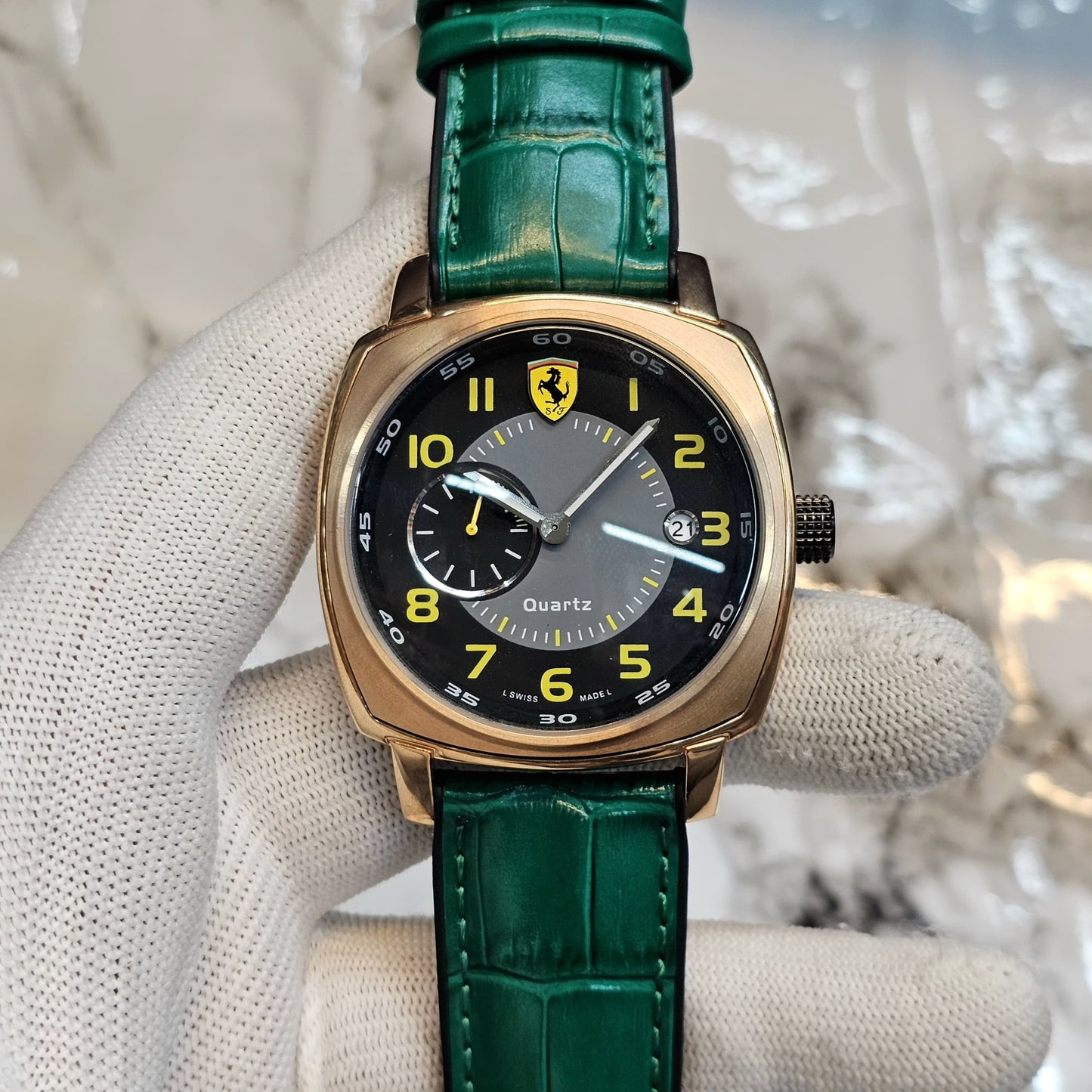 Ferrari-Inspired Sport Chronograph – Speed Meets Style