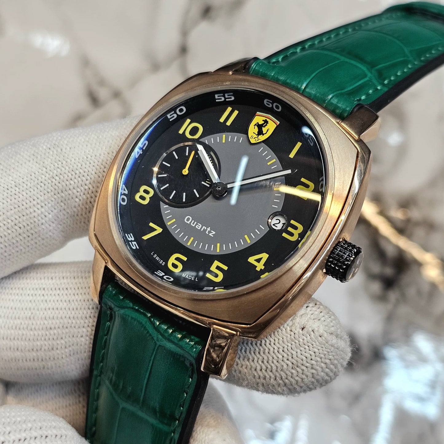 Ferrari-Inspired Sport Chronograph – Speed Meets Style