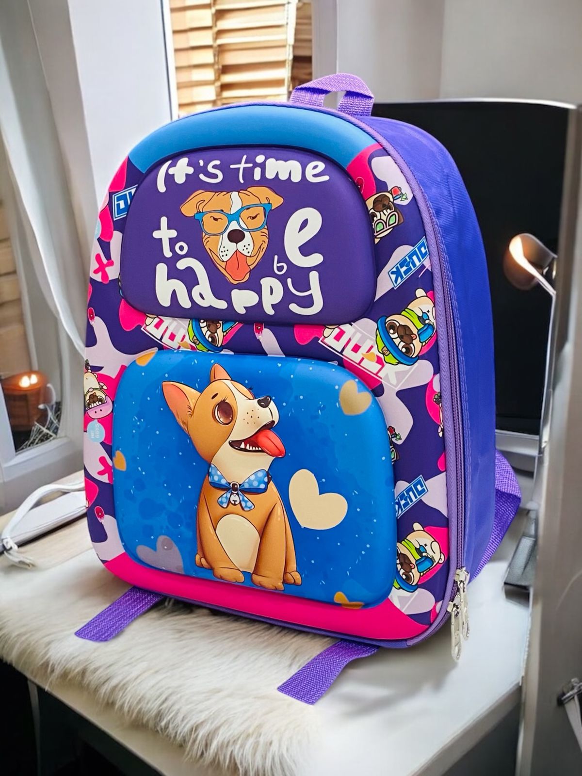 KIDS KINDERGARTEN 3D EMBOSS BACKPACKS