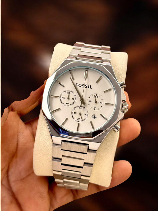 Fossil Two-Tone Chronograph Stainless Steel Watch