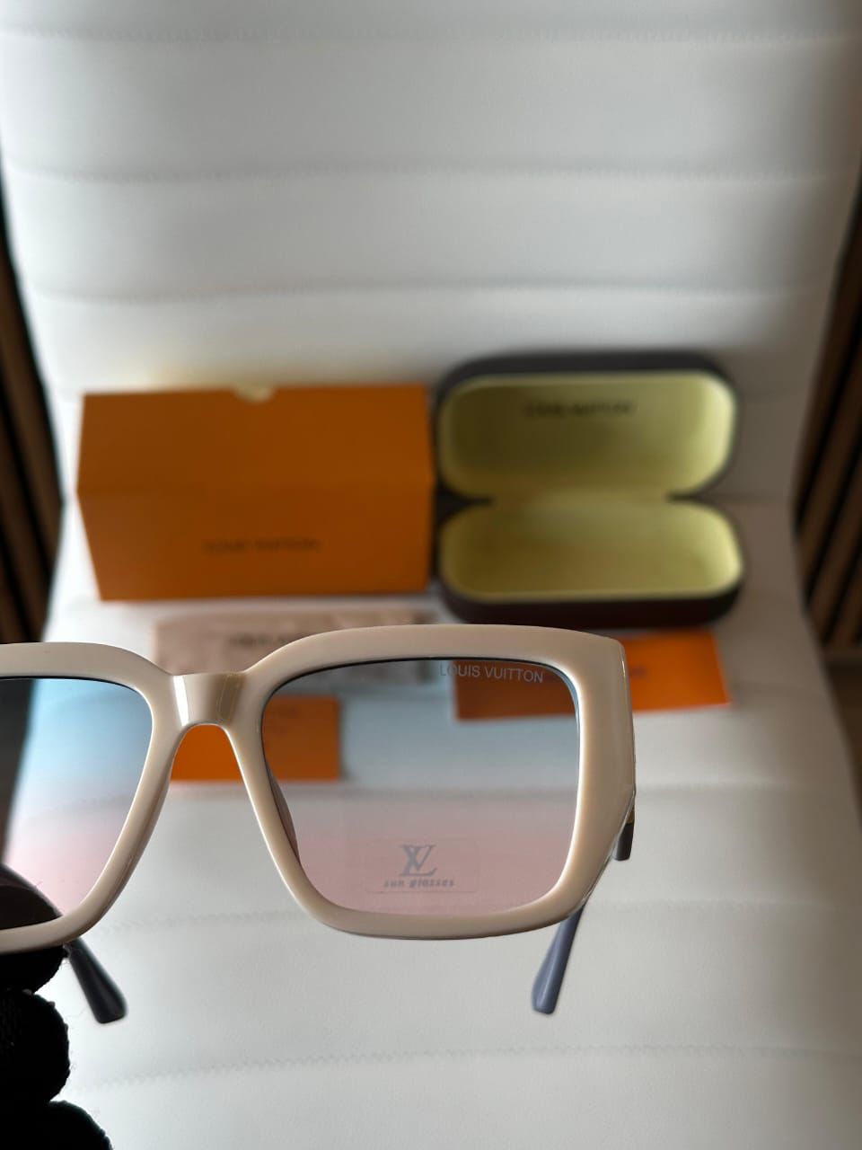 Louis Vuitton Oversized Gradient Square Sunglasses