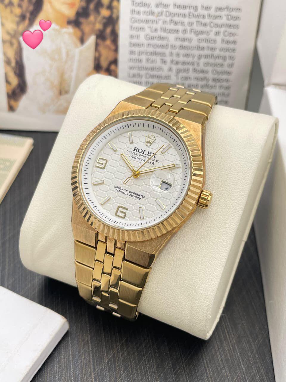 Rolx Land-Dweller Gold Tone (Champagne Dial)