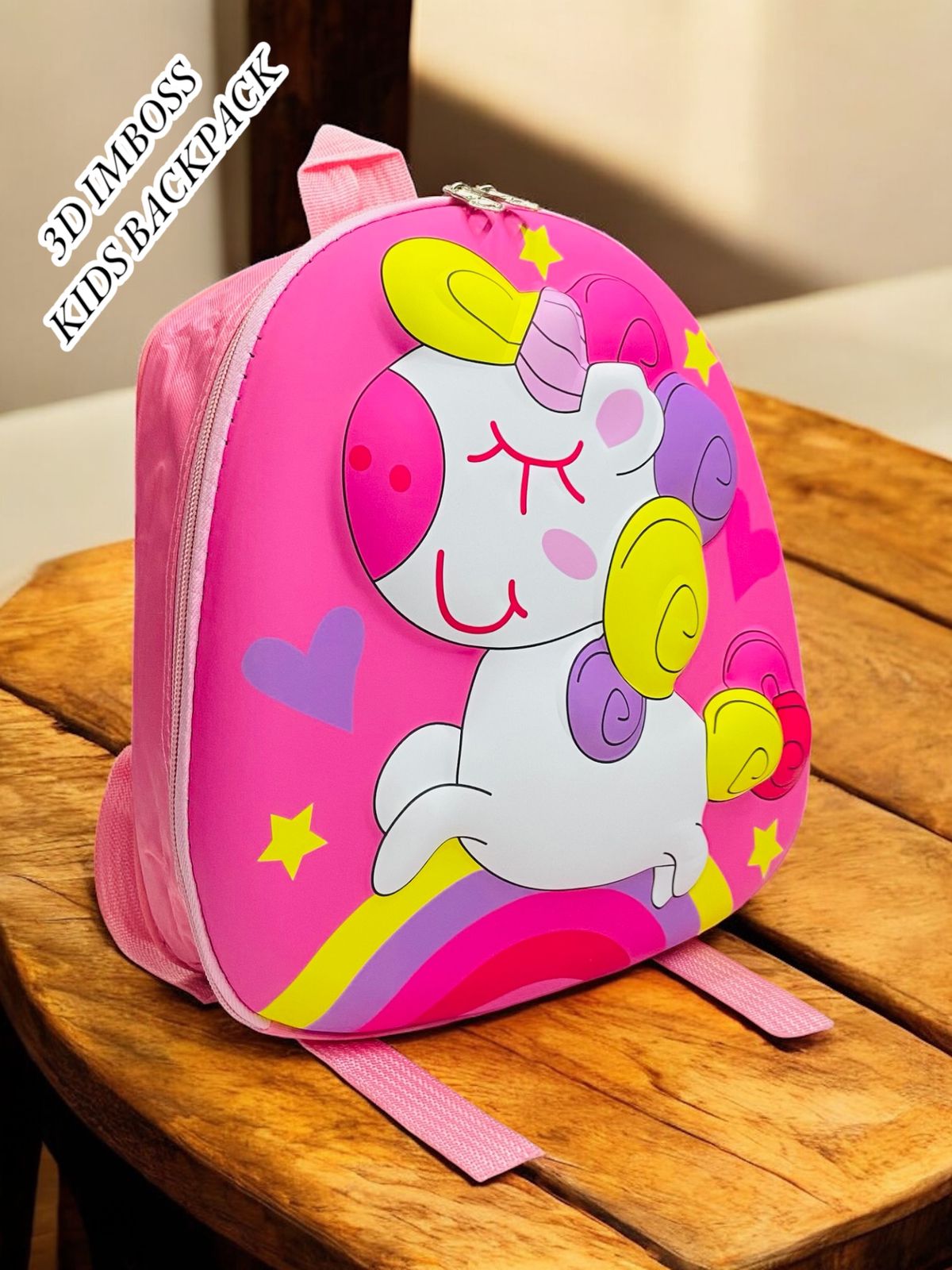 KIDS KINDERGARTEN 3D EMBOSS BACKPACKS